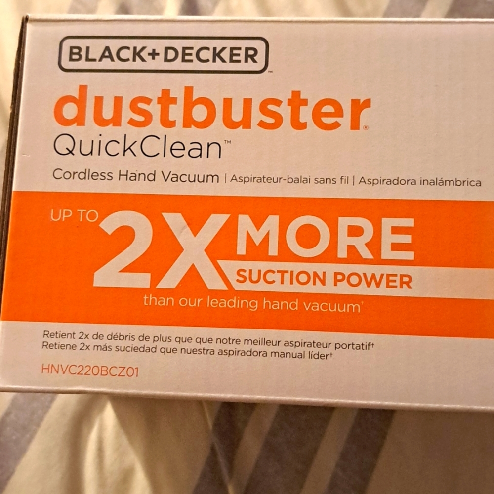 Black + Decker dustbustet